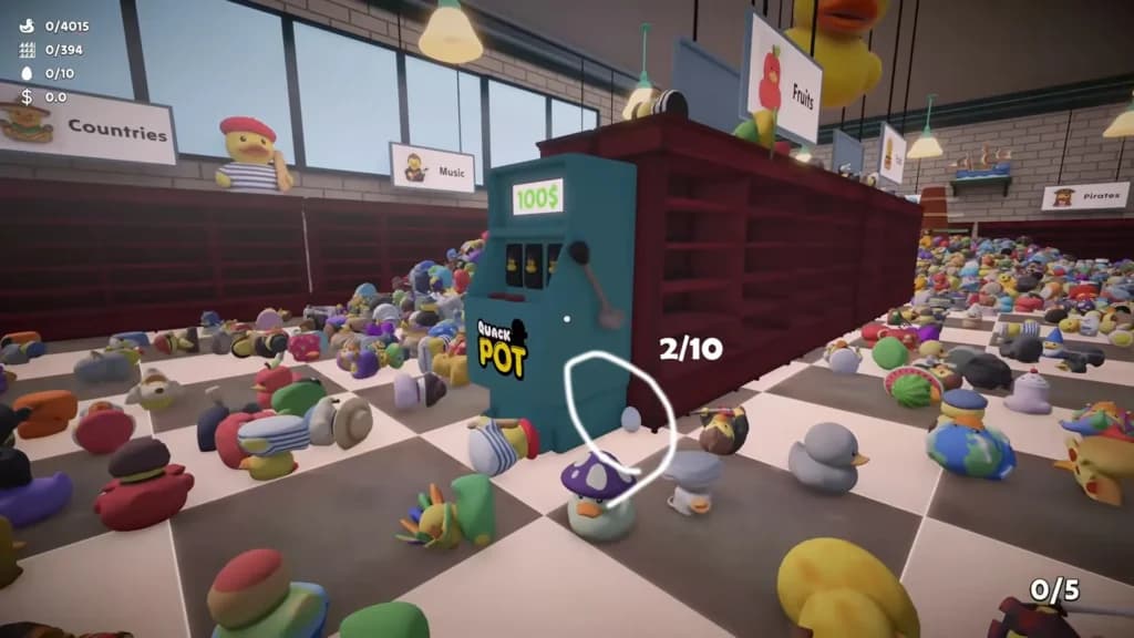 Egg 2: QuackPOT / Fruits corner