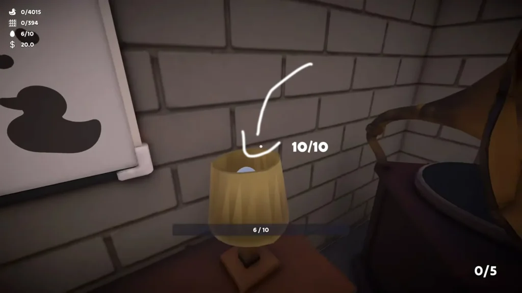 Egg 10: Quack of Fame lamp